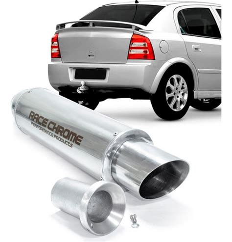 Escape Abafador Ronco Esportivo Rci Gm Astra 4 Pol Em Inox