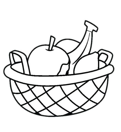 Food Basket Drawing | Free download on ClipArtMag