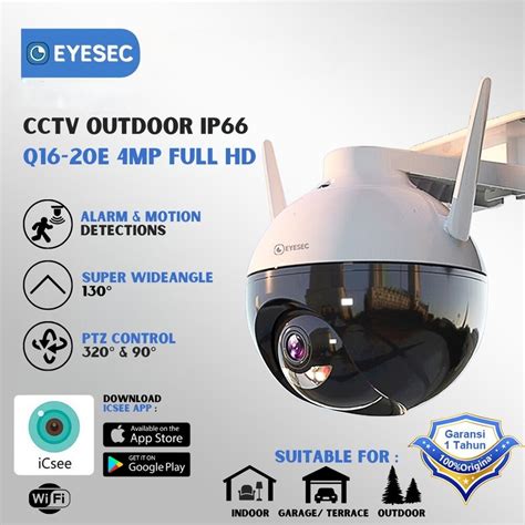 Jual Eyesec Mp Fhd Ip Camera Cctv Wifi Outdoor Waterproof Keamanan