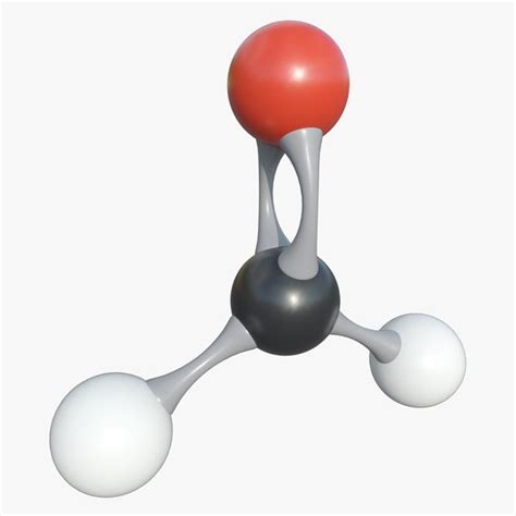 modèle 3D de Molécule de formaldéhyde avec PBR 4K 8K TurboSquid 1943799