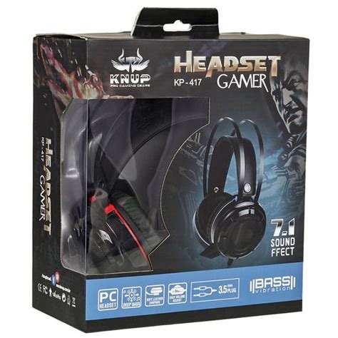 Fone De Ouvido Headset Gamer Kp Knup Bass Vibration Headset