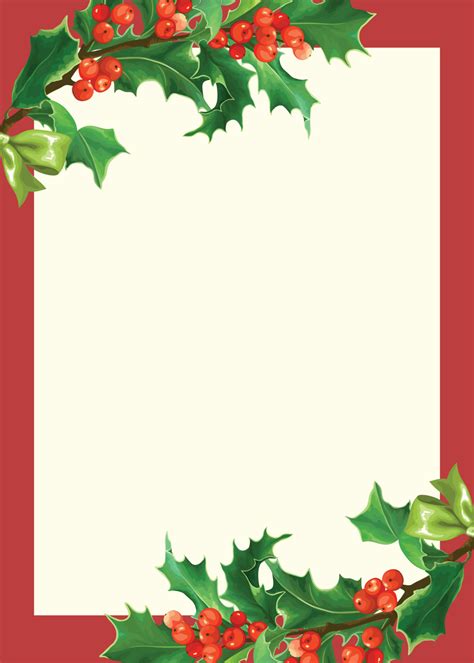Free Printable Christmas Templates For Word - prntbl