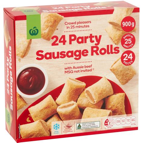 Calories In Woolworths Party Sausage Rolls Calcount