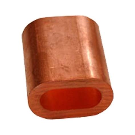 Copper Crimping Ferrule For Use With Wire Ropes Rsis