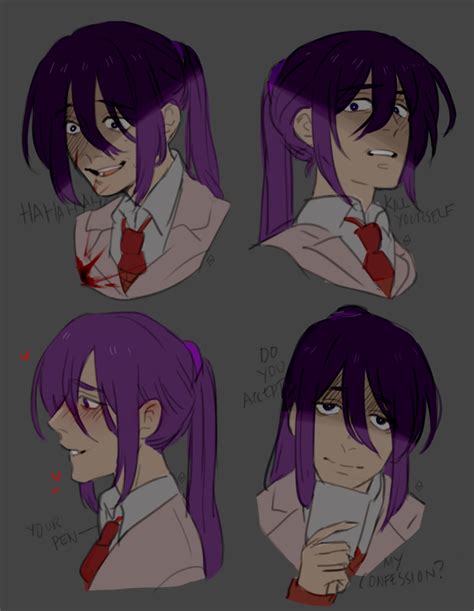 Ddlc R63 Yuki 2nd Act Busts By Diaboliiique On Deviantart