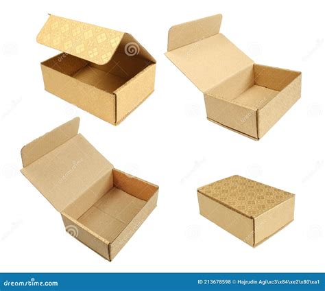 Collection Of Golden Color Boxes Cardboard Recyclable Box From