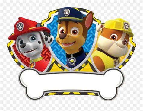 #pawpatrol #paw #patrol #marshall #chase #rubble #badge - Paw Patrol ...