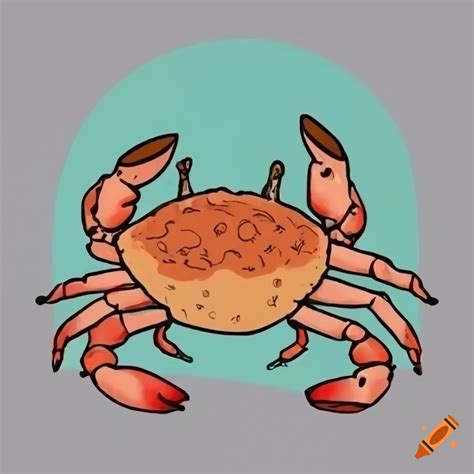 Funny Illustration Of Two Crabs In Garlic Sauce On Craiyon