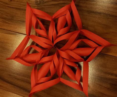 Diy Paper Snowflake 7 Steps Instructables