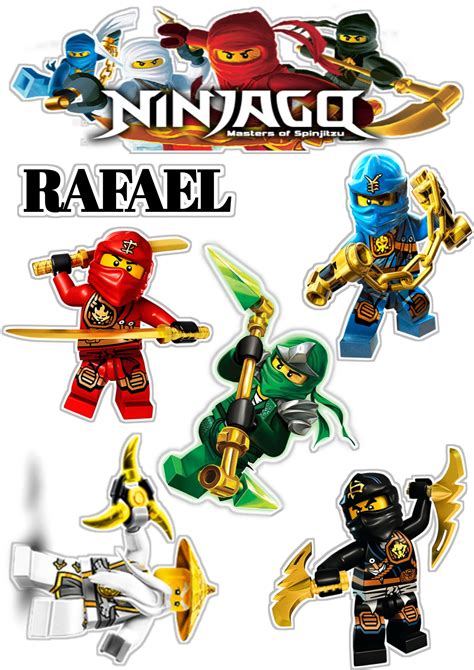 Topper De Bolo Lego Ninjago Para Imprimir Artofit