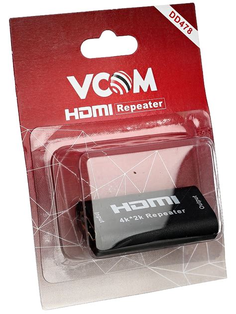 Усилитель HDMI сигнала Vcom DD478 , поддержка режима 3D , длина кабеля ...