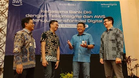 Kerjasama Bank DKI AWS Dan Telkomsigma Industry Co Id