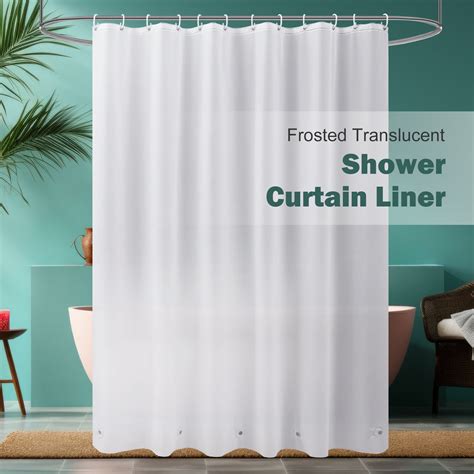 Inosoo Frosted Shower Curtain Liner Wx H Narrow Peva Plastic