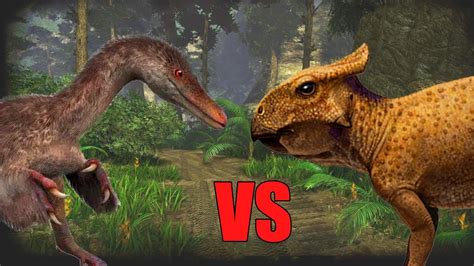 Velociraptor vs Protoceratops | SPORE - YouTube