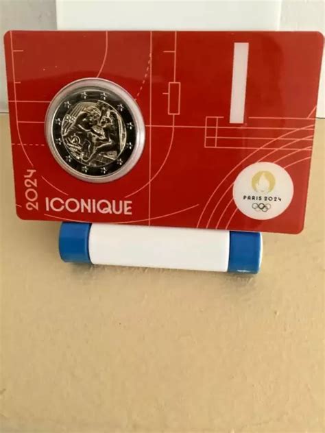 Pi Ce Comm Morative Euro France Coincard Rouge J O