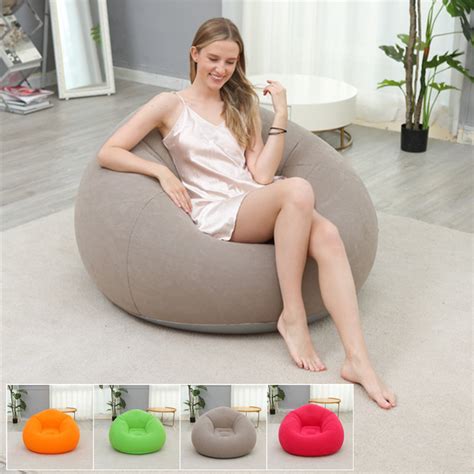 Blukids Inflatable Sofa Bean Bag Inflatable Lounge Chair Inflatable