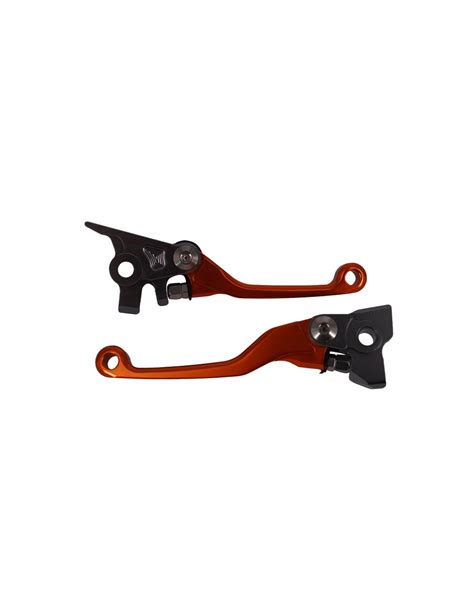 Foldable Levers Set Ktm Brembo Orange Enduro Expert Ee Or