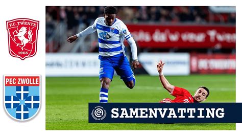 Samenvatting FC Twente PEC Zwolle Eredivisie YouTube