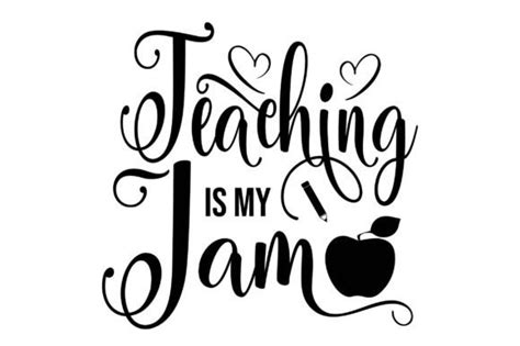 Teaching Is My Jam Svg T Shirt Design Graphic By Creative T Shirt