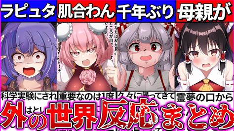 【ゆっくり解説】東方キャラが我々の世界に来た時の反応まとめ！霊夢が母について語る Youtube