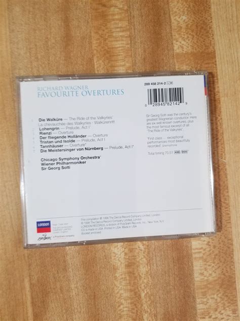 Wagner Favorite Overtures Sir Georg Solti Cd 28945821429 Ebay