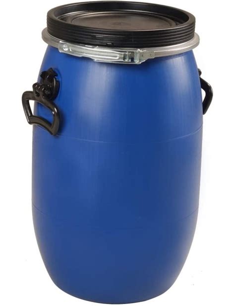 Fût plastique bleu 30L Aude Plastique