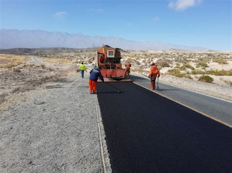 En Catamarca avanza la repavimentación de la Ruta Nacional 40