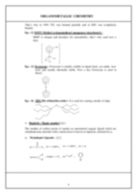 Solution Organometallic Chemistry An Introduction Studypool