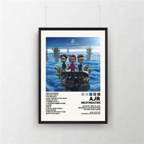 Ajr Posters Neotheater Poster Album Cover Poster Poster Etsy