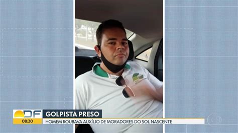 Vídeo Homem Que Roubava Auxílio Emergencial é Preso Bom Dia Df G1