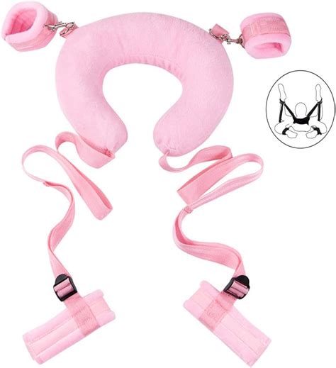 Amazon Adult Sex Games Bed Bondage Leg Open Restraints Neck Handcuffs Ankle Cuff Straps Sex