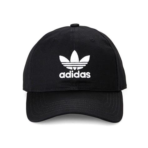 Bon Adidas Trefoil Aba Curva Preto Original R Em Mercado Livre