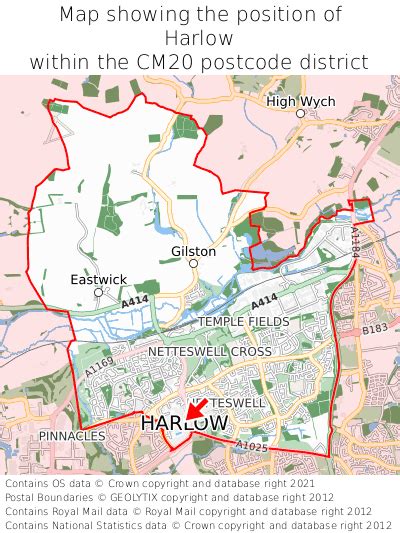 Where is Harlow? Harlow on a map