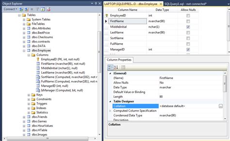 Ssms Sql Server Changing Collation Of Selected Columns Stack Overflow