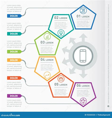 Web Template Of A Chart Diagram Or Beusiness Presentation Part Stock