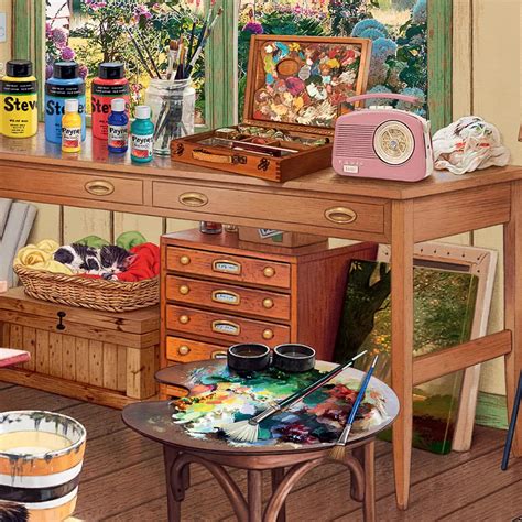 Ravensburger My Haven No The Artist S Shed Piece Jigsaw Puzzle