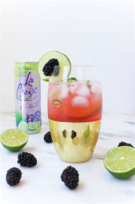 Blackberry Lime Fizz Rdelicious Kitchen Culinary Nutrition