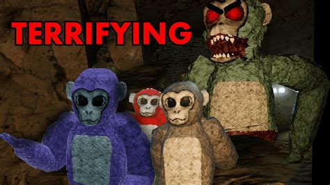 I Played A Terrifying Gorilla Tag Horror Game Youtube