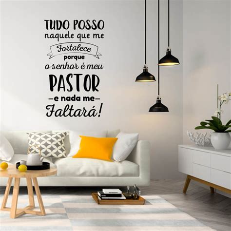 Adesivo Decorativo De Parede Salmo O Senhor Meu Pastor Decora O