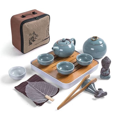 Chinese Travel Kung Fu Tea Set Ceramic Portable Teacup Porcelain