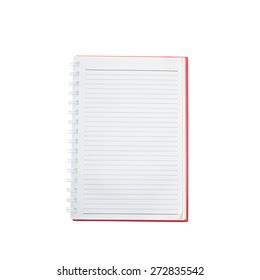 Opened Notepad White Background Stock Photo (Edit Now) 272835542