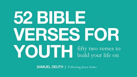 52 Bible Verses For Youth