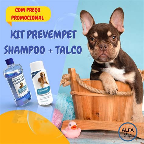 Kit Shampoo Talco Pet Antipulgas E Carrapatos Shopee Brasil