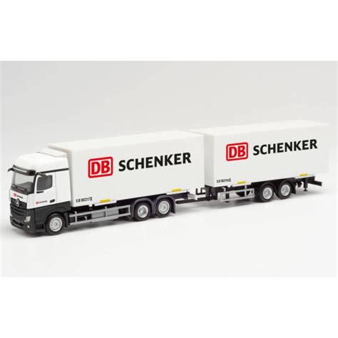 Miniature Camion Avec Remorque Mercedes Benz Actros Bigspace Db