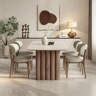 ASS Comfort Zone Rectangular Rock Plate Dining Table And Chair Set Wayfair