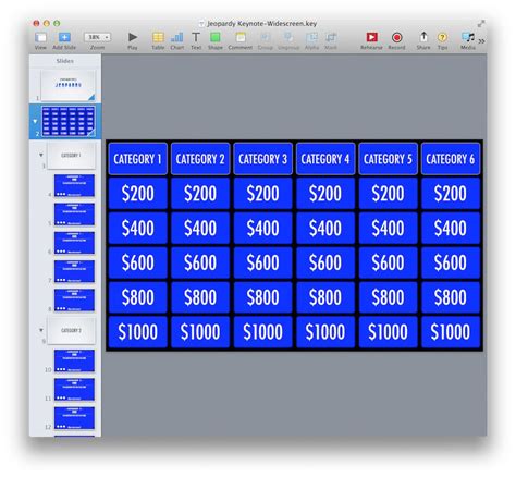 PowerPoint Jeopardy Template | MacTemplates.com