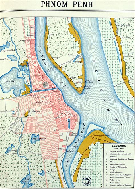 The evolution of Phnom Penh, as seen through maps