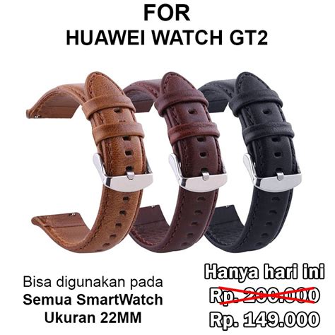 Jual Leather Strap Band Huawei Watch Gt Gt Mm Smart Mm Tali Jam