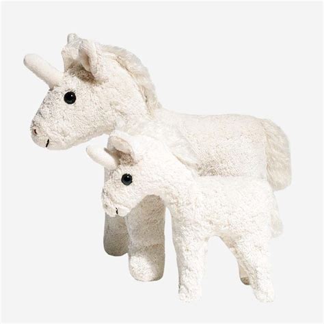 Kuscheltier Einhorn aus Bio Baumwolle von Kallisto Lila Lämmchen