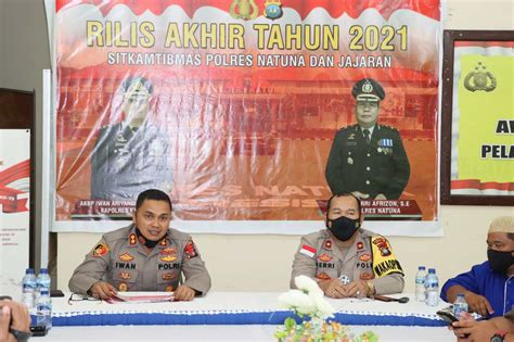 Polres Natuna Gelar Rilis Akhir Tahun Kasus Pencabulan Paling Menonjol